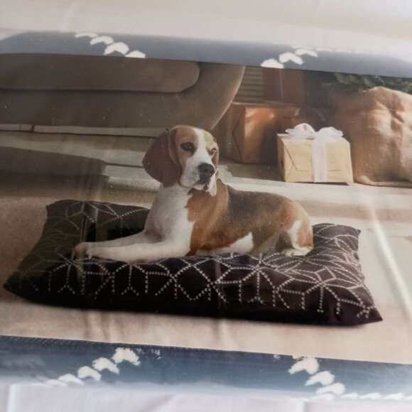 Vibrant Life Soft & Cozy Blue Pillow Pet Bed 27x36 Tufted Machine Washable NIP - Picture 10 of 16